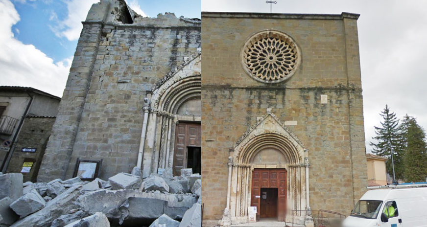 Avant et après le séisme à l’Italie : Des photos qui brisent le cœur !