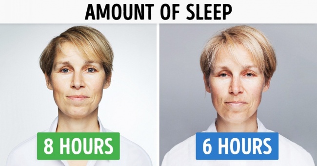 Cette femme a décidé d’expérimenter l’influence des heures de sommeil sur la peau ! le résultat était extraordinaire!