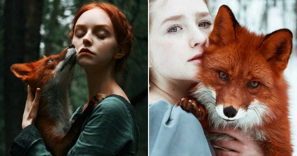 Cette photographe prend des clichés avec des rousses et des renards et le résultat est magnifique