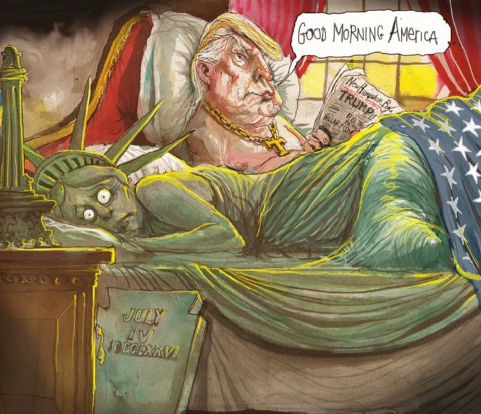 24 caricatures de presse qui résume tout à propos la victoire de Trump!