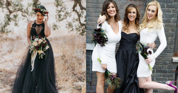 Des magnifiques robes noires … pour vos mariages
