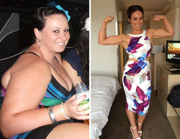 10 photos motivantes avant et après perte du poids !!